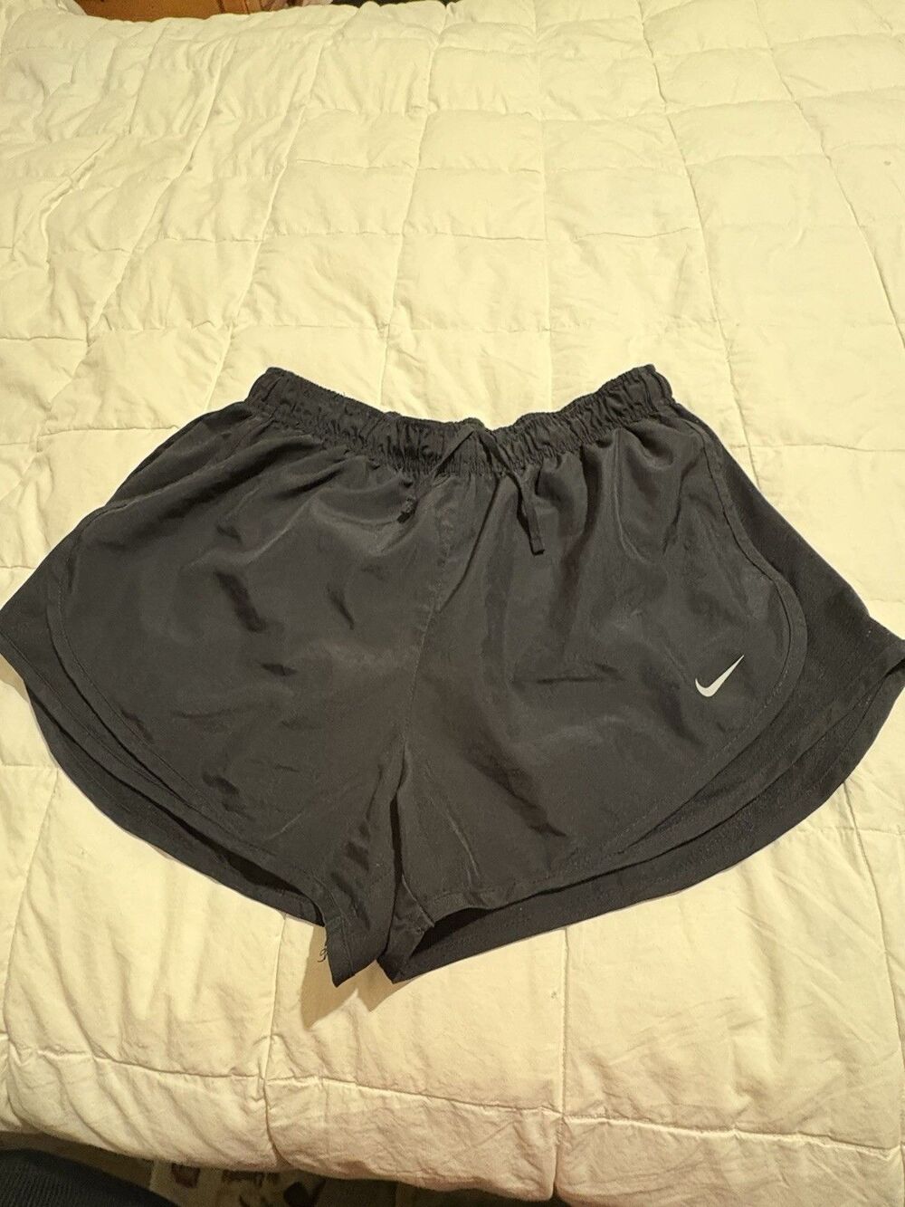 Nike Dri Fit  Modern Running Shorts Lined Women L Black